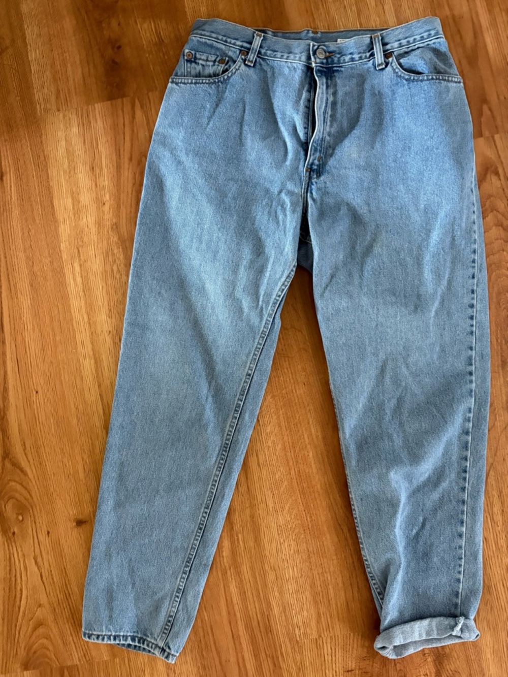 Levi's 550 Relaxed Fit Light Blue Denim Jeans